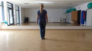 LineDance Kurs Anfänger So Easy1 Teil Demo amp Schritterklärung deutsch [upl. by Esertap]