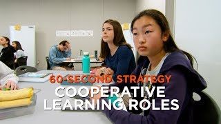 60 SecondStrategy Cooperative Learning Roles [upl. by Cusick512]