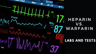 Heparin vs Warfarin  Labs and Tests [upl. by Rinna]