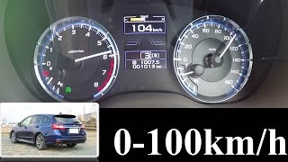 【0100kmh 加速】 SUBARU LEVORG 16GTS 6速CVT DBAVM4 [upl. by Ellekram]