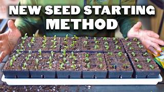 My NEW Favorite Seed Starting Method 🌱🌱🌱 [upl. by Yesllek]