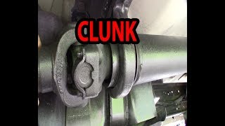 Ford F250 Drive Shaft Center Support Bearing clunk over speed bump [upl. by Lora]