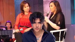 Lea Salonga and Sharon Cuneta  Kilig Moments On Stage with Aga Muhlach [upl. by Rialc]