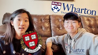 How We Got Into HARVARD and UPENN  College Acceptance Reactions  Stats  ECs  Essays [upl. by Nylcoj]