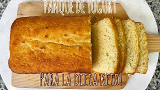 PANQUE KETO  PANQUE DE YOGURT KETO  DIETA KETO [upl. by Aihtnic]