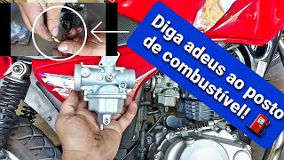 Moto gastando muita gasolina Veja como resolver e diga 👋 adeus ao posto de combustível [upl. by Surazal]